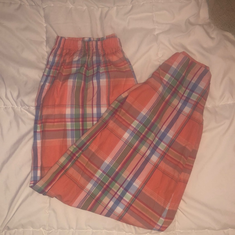 Plaid pant pajama bottoms